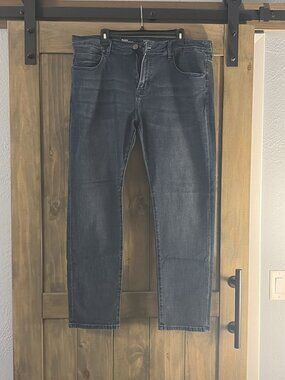 Liverpool Los Angeles Dark Blue Relaxed Straight Jeans 40 x 32